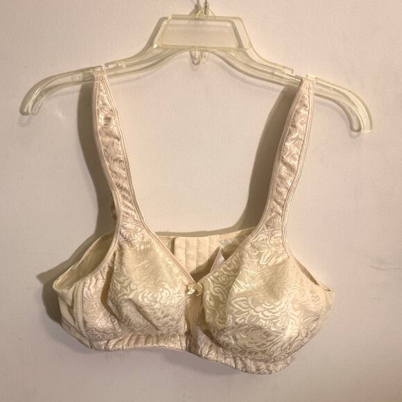 Breezies Sz 40C Wild Rose Seamless Wirefree Support Bra Womens Champagne A260367 - Picture 5 of 15